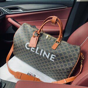 Celine Monogram Canvas Duffle Bag